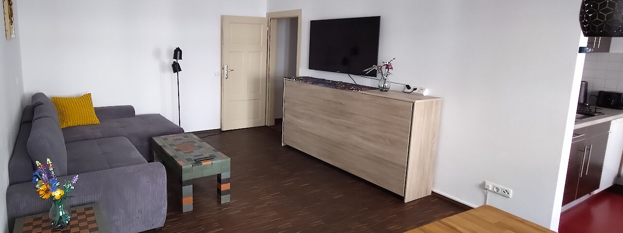 Living room in the holiday apartment