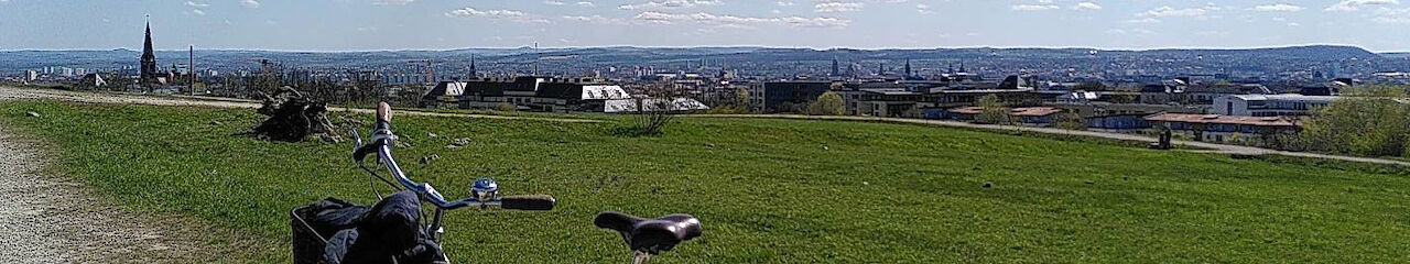 Bike tour through Dresden